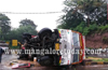 Lorry overturns at Nantoor Circle; driver, cleaner critically injured